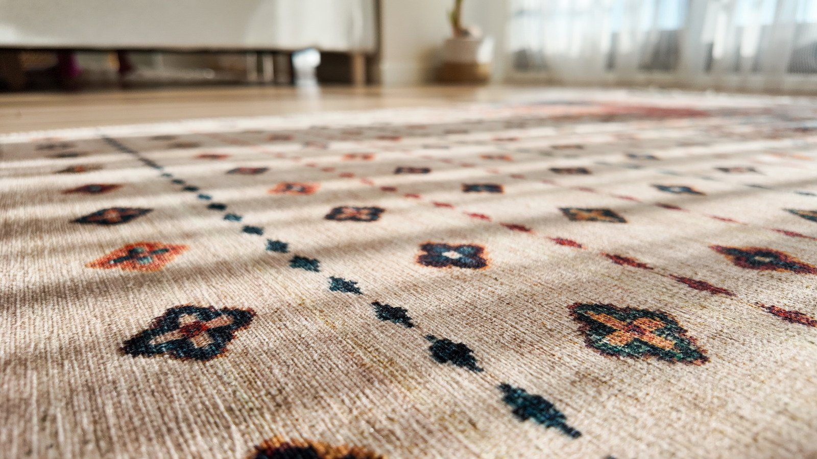 Kilim s ranním světlem